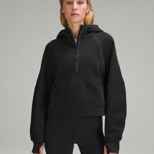 Lululemon scuba oversized half zip hoodie - black